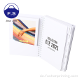 Softcover -Buchdruckdrahtbindung A4 -Katalogbuch